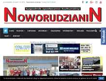 Tablet Screenshot of noworudzianin.pl